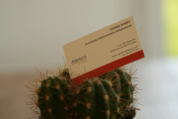 Carte visite assistante administrative